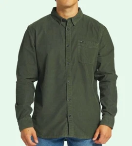 QUIKSILVER SMOKE TRAIL Men's L/S Corduroy Shirt - GZA0 - XXL - NWT - Picture 1 of 3