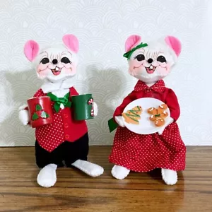 Juego de 2 galletas de cacao Annalee ratón de Navidad 2021 - Imagen 1 de 9
