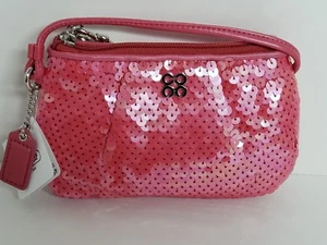 Entrenador Audrey Gris Marfil Rosa Secuencia Pequeña Muñeca Embrague de noche NWTIP RARE - Imagen 1 de 7