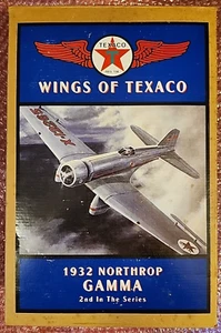 WINGS OF TEXACO DIECAST BANK AIRPLANE 1932 NORTHROP GAMMA, 2ND IN SERIES - 1994 - Picture 1 of 4