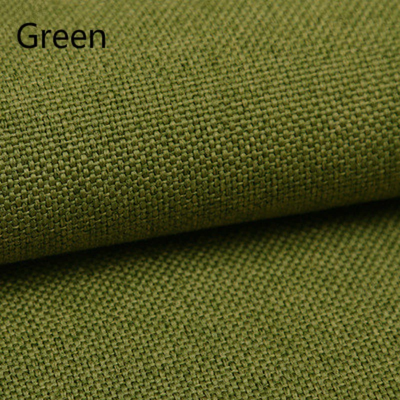 Cotton Linen Fabric Plain Cloth for Cushion Cover Sofa Pillow Solid Color DIY - Image 1 of 1