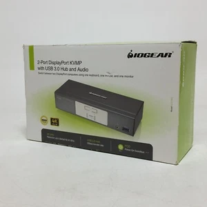 IOGEAR 2-Port DisplayPort KVMP Switch with USB 3.0 Hub TAA Compliant GCS1902 - Picture 1 of 1