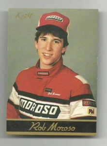 Vintage 1991 Sports Legends Rob Moroso Promo Prototyp Race Card NM - Bild 1 von 2