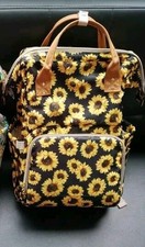 sunflower backpack diaper bag