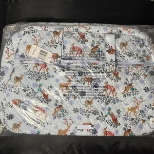 Vera Bradley Grand Traveler Bag Merry Mischief Deer Woodland Snow Day NWT - Picture 1 of 2