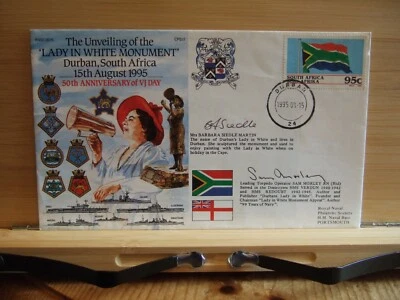 1995 South Africa Lady in White Monument Signed B.Siedle Martin RNSC(6)15 FDC! - Image 1 of 4