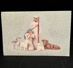 Willow Tree Nativity Christmas Card-artist Susan Lordi #3220 - Picture 1 of 3