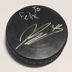 Jonathan Bernier signed handsigniert NHL Hockey Training Puck Kings IN-PERSON - Bild 1 von 2