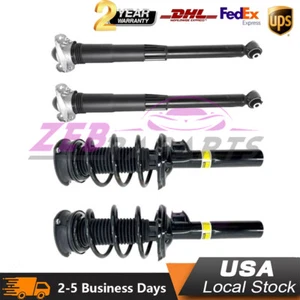 4Pcs Front Suspension Strut and Rear Shock Absorber Kit For VW Tiguan Audi Q3 - Picture 1 of 5