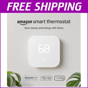 Effortless Energy Savings with Amazon Smart Thermostat - Works with Ring & Alexa - Picture 1 of 8