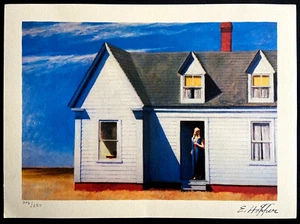Edward Hopper Original COA Lithographie handnummeriert limitiert signiert - - Bild 1 von 10