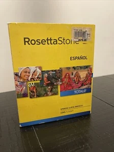 Rosetta Stone Spanish Espanol Level 1, 2 & 3 Version 3 CDs for PC and Mac - Picture 1 of 8