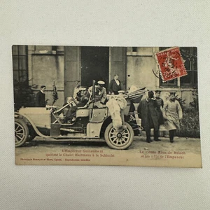 Emperor Guillaume II Kaiser WIlhelm II Car Automobile Postcard Post Card - Picture 1 of 10