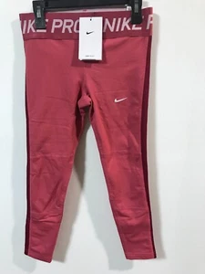 Nike Pro Warm Dri-FIT Big Kids' Girls Size S(+) Archaeo Pink Training Leggings - Picture 1 of 6