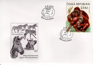 CZECH REPUBLIC 2018 Nature Protection - Zoological Gardens FDC6298 - Picture 1 of 1