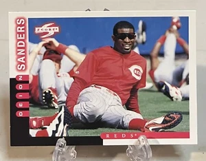 1998 Score #59  Deion Sanders  Cincinnati Reds S746 - Picture 1 of 2