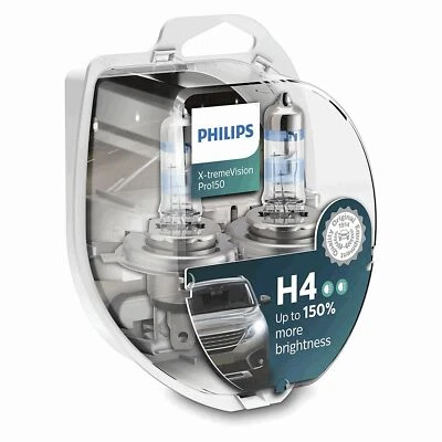 For Mini Cooper D Clubvan R55 Philips X-tremeVision Pro150 Low / High Beam Bulbs - Image 1 of 4