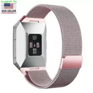 Milanese Loop Mesh Wrist Watch Band for Fitbit Ionic Stainless Steel Metal Strap - Picture 1 of 20