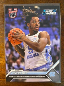 Baloncesto Bowman U Now March Madness #20 Armando Bacot Carolina del Norte 2024 - Imagen 1 de 2