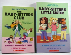 Baby-sitters Club paperbacks by Ann M Martin x 2 VGC PB Comic Graphic novels - Picture 1 of 16