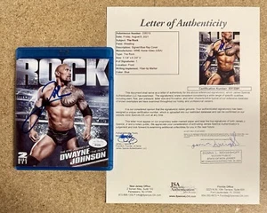 WWE Dwayne “The Rock” Johnson Autographed Signed Epic Journey Blu-Ray JSA LOA - Picture 1 of 3