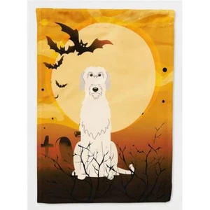 Carolines Treasures BB4331CHF Halloween Irish Wolfhound Flag Canvas House Size - Picture 1 of 1