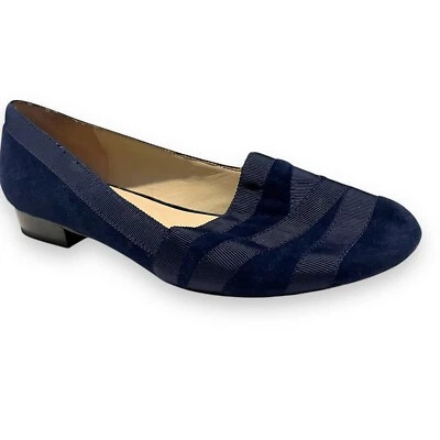 Bettye Muller New York Caña Terciopelo Cinta Mocasines Planos Zapatillas para Fumar Wms 7.5 Foto 1 de 4