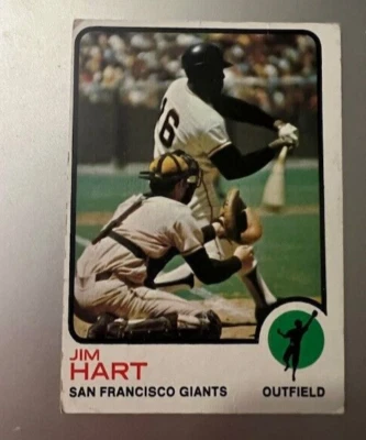 1973 Topps Baseball - Jim Hart ( San Francisco Giants ) #538 - Image 1 of 2