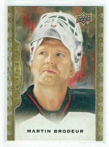 14-15 UD Upper Deck Masterpieces  Martin Brodeur  HOF