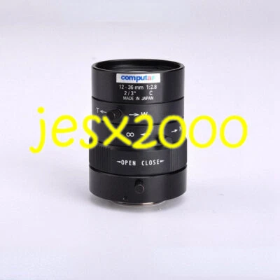 1PC used computar M3Z1228C-MP Industrial Lens 12-36mm 1:2.8 2/3 - Image 1 of 4