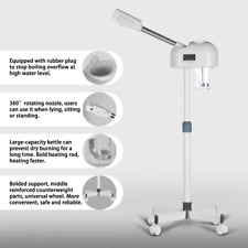 LCD Screen Pro Stand Facial Steamer Ozone & Aroma Steam Beauty Salon Spa UK