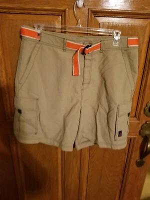 Pantalones Cortos Nautica Para Hombre Caqui Carga Nylon Talla 38 X 8 Foto 1 de 4