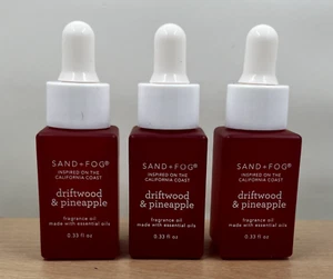 3X Sand + Fog Driftwood & Pineapple Fragrance Diffuser Oils .33oz NEW - Picture 1 of 2