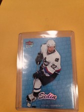 Daniel Sedin 2006-07 Fleer Ultra Ice Medallion /100 #194 HOF Vancouver Canucks
