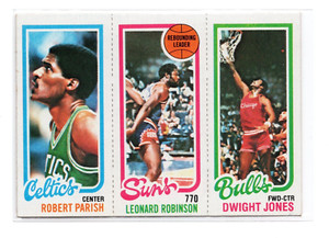 1980 Topps NBA Basketball - ROBERT PARISH / LEONARD ROBINSON / DWIGHT JONES