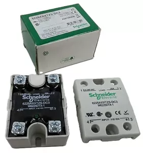 Schneider 6225AXXTZS-DC3 Solid State Relay 25A 24-280VOut 3-32VdcIn SPST-NO NEW - Picture 1 of 6