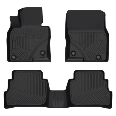 Floor Mats 2 Rows Liner Carpets For 2017-2024 Mazda CX-5 TPE Rubber All Weather — 第 1/4 张图片
