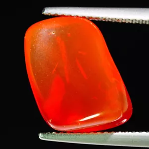 6,53 cts opale fuoco arancione opale fuoco forma fantastica 100% pietra preziosa naturale - Foto 1 di 1