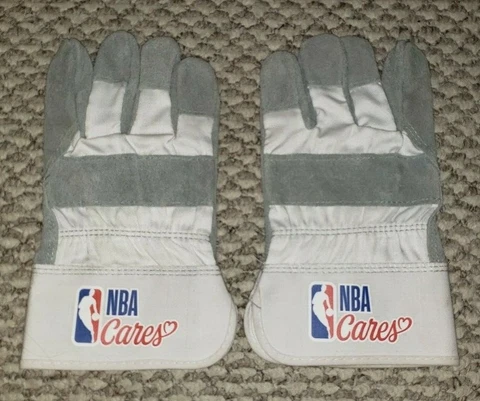 Men's NBA Cares Work Gloves Pair of 2 - Authentic! Cover