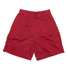 SUZANNEGRAE Casual Shorts Red Loose Womens XXS W24