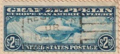 EAS STAMPS US #C15 U F/VF on Flown First Flight Cover DP EST SCV $575.00 - Image 1 of 3