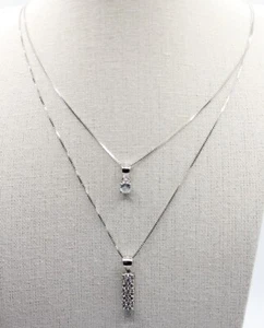 COLLANA ARGENTO PUNTO LUCE MM 5 E TRILOGY CM 40 CM 45 RODIATA EXPLOIT - Foto 1 di 7