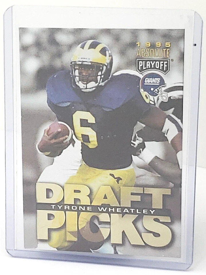 1995 Absolute Playoff Draft Picks Tyrone Wheatley #191 New York Giants - Image 1 of 2