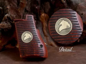 KSD Brand Desert Eagle 3,57/44/50 Cal Mark I & VII & XIX Impugnatura in palissandro - Foto 1 di 1