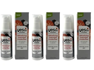 Yes To Tomatoes Detoxifying Overnight Moisturizer for Blemish-Prone Skin - 3 Pk - Picture 1 of 10