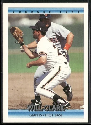 Will Clark 1992 Donruss #214 San Francisco Giants - Image 1 of 2