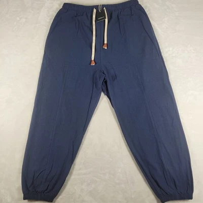 Kidoriman 裤子男式 3XL 蓝色 Kireina 慢跑裤日本街头服饰休闲全新带标签 — 第 1/4 张图片