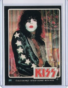 1979 Donruss Rock Stars Kiss Paul Stanley Card #32 - Picture 1 of 2