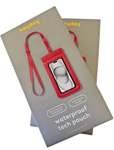 heyday™ Waterproof Cell Phone/Tech Pouch Duo Fits up to 6.7" Smartphone - NIB - Picture 1 of 6