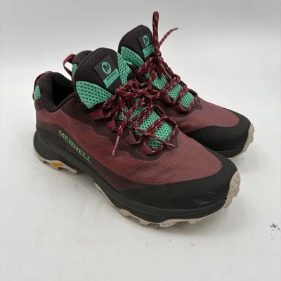 Merrell Moab Speed Senderismo Trail Zapatos Mujer Talla 8W Borgoña Vibram Foto 1 de 4